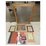 Lot of Cookbooks & Decor