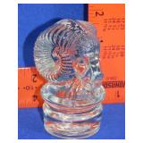 Heisey Glass Ram Paperweight