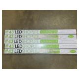 5 Packs 43' LED Shop Lights