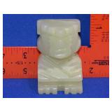 Marble Style Aztec Statue