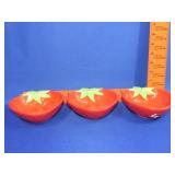 3 - Pier 1 Strawberry Dishes