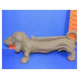 Cast Iron Dauchshund Boot Scrape
