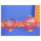 Pink Depression Open Rose Cream & Sugar