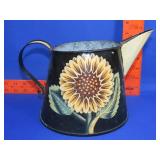 Sunflower Metal Pitcher