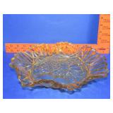 Amber Glass Fruit Bowl - 11"