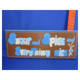 Handpainted Wood Sign - 24x10