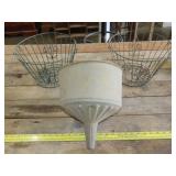 Funnel & Two Wire Planters