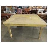 Homemade Yellow Table