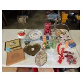 Table Lot - Glassware & Household