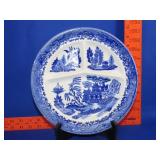 Blue Willow Divided Plate - 10"