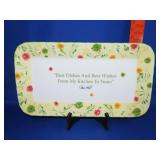 Paula Dean Decorative Tray - 17x 9 1/2