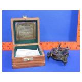 Brass Sun Dial Compass