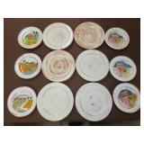 12pc Vietri Seacoast Plates - 8.5" & 10.5"