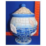 Tile Art Ocean Theme Jar