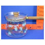 Douglas Flameproof Gold Pine Cone Coffee Pot