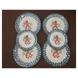 Folkcraft Gingerbread Plates - 7.5" & 10"