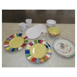 Rainbow Stripes, Pfaltzgraff & Other Dishes