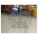 Metal Butterfly 2 Tier Stand