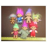 Lot of Troll Dolls