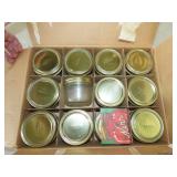 Box of 1/2 Pint Mason Jars