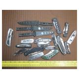 Lot of Pocket Knives