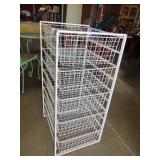 Metal Wire Basket Rack