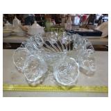 Colonial Crystal Ounch Bowl Set
