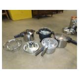 Lot of Pressure Pots & Deep Fryer