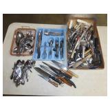 Lot of Misc Flatware & Knives