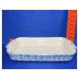Roseville Spongeware Casserole