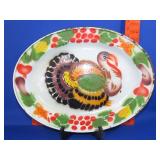 Enamel Turkey Platter - 18"