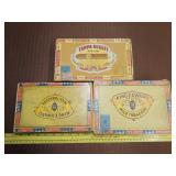 3 Cigar Boxes