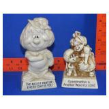 2 Russ Berrie Figures