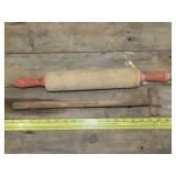Wood Rolling Pin & Dasher