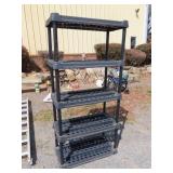 Plastic Shelving Unit