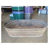 Galvanized Tub Has Some Holes