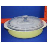 Pyrex Round Yellow Casserole