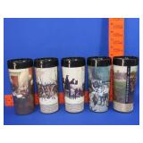 5 West Bend American Independence Tumblers