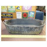 Cast Iron Deep Oval Cast Iton Pan - 18"
