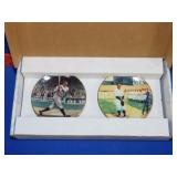 Babe Ruth & Lou Gehrig Collector Plates - Mini 4"
