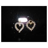 2 14K Heart Shaped - 4 Grams