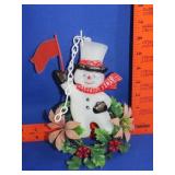 Vintage Snowman Hanging Decoration