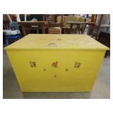 Painted Wood Chest
