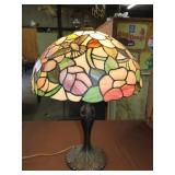 Leaded Stained Glass Table Lamp - 22"