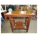 Antique Arts & Crafts Oak Center Table