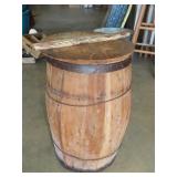Old Wood Barrel