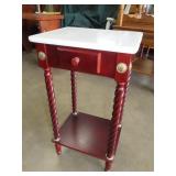 Marble Top 1 Drawer Stand