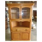 Oak Corner Cabinet