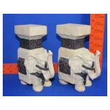 Pair of Elephant Bookends