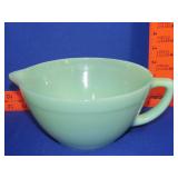 Jadeite Fire King Batter Bowl - 7 1/2"